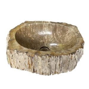 Petrified wood sink- unique natural art No. FS00038