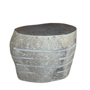 Lampă taburet din piatră naturală – lucrată manual în Indonezia, Art. Nr. SL00091
