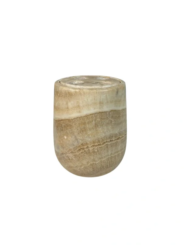 Set trio accesorii baie din piatră onix Art. Nr. BA00208