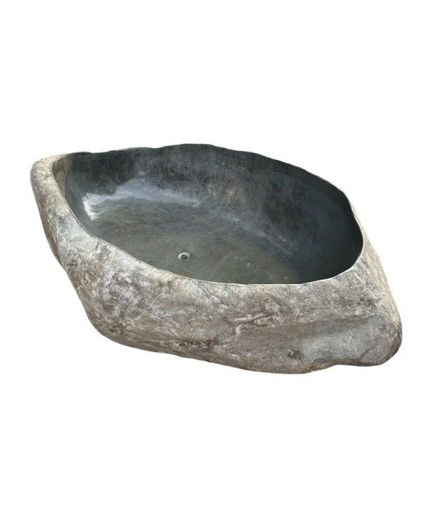 Cadă premium lucrată manual din piatră de râu – Art. Nr. RBT00232  RBT00232