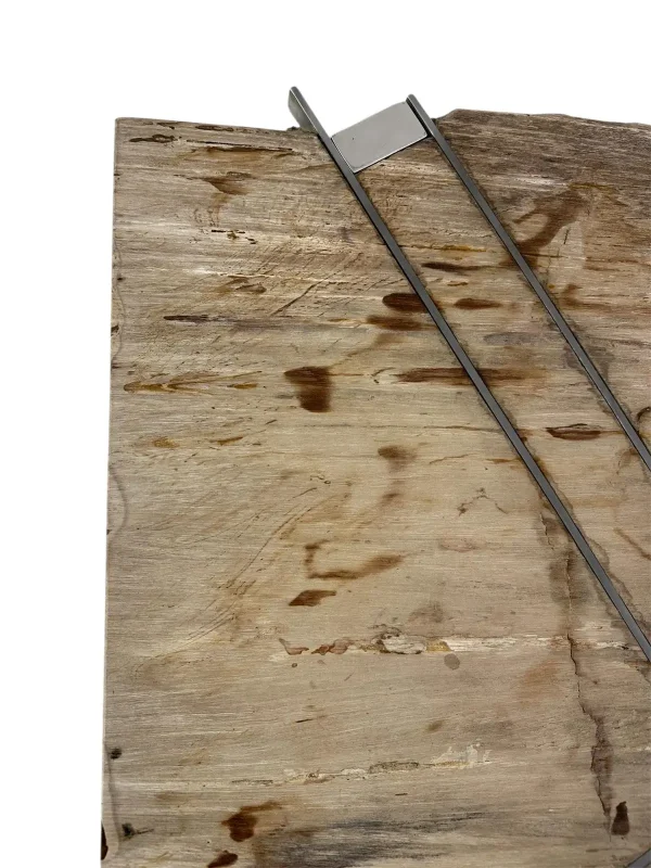 Masă de dining premium din lemn pietrificat – design natural unic Art. DNT00312  DNT00312