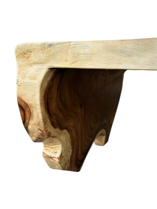 Masă de dining premium din lemn suar – design natural unic Art. Nr. DNT00310  DNT00310