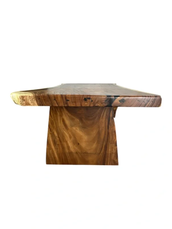 Masă de dining premium din lemn suar – design natural unic Art. Nr. DNT00310  DNT00310