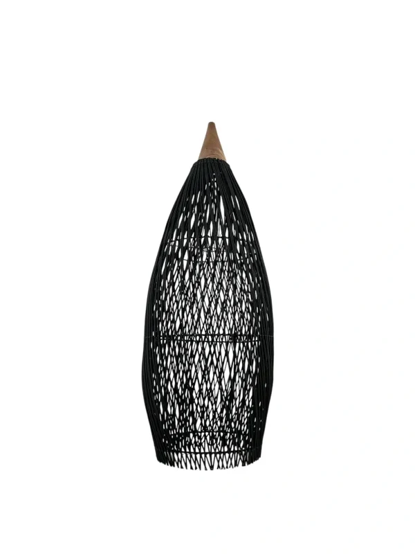 Lampă suspendată Boho – Lampă de tavan handmade din materiale naturale | Art. Nr. Boho Pendant Light – Handmade Natural Hanging Ceiling Lamp | Art. Nr. NML312H-M00333