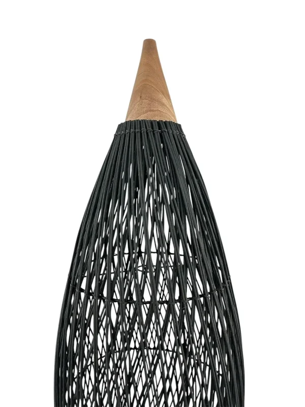 Lampă suspendată Boho – Lampă de tavan handmade din materiale naturale | Art. Nr. Boho Pendant Light – Handmade Natural Hanging Ceiling Lamp | Art. Nr. NML312H-M00333