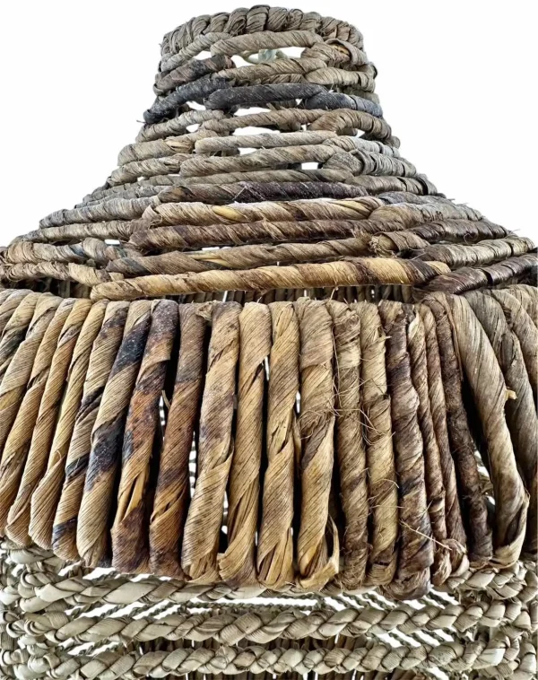 Lampă suspendată Boho – Lampă de tavan handmade din materiale naturale | Art. Nr. Boho Pendant Light – Handmade Natural Hanging Ceiling Lamp | Art. Nr. NMLBAN305-00334