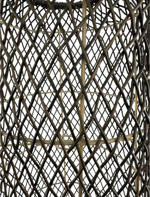 Lampă suspendată Boho – Lampă de tavan handmade din materiale naturale | Art. Nr. Nr. NMLN100-L00363