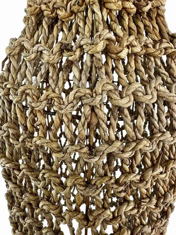 Lampă suspendată Boho – Lampă de tavan handmade din materiale naturale | Art. Nr. NMLN326-M00357  NMLN326-M00357