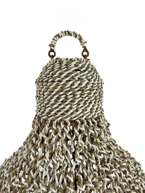 Lampă suspendată Boho – Lampă de tavan handmade din materiale naturale | Art. Nr. Nr. NMLSEA817-00348
