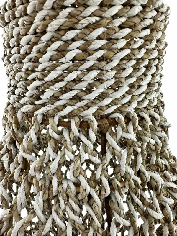 Lampă suspendată Boho – Lampă de tavan handmade din materiale naturale | Art. Nr. Nr. NMLSEA817-00348