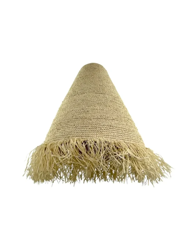 Lampă suspendată Boho – Lampă de tavan handmade din materiale naturale | Art. Nr. NMLSIL008-M00346  NMLSIL008-M00346