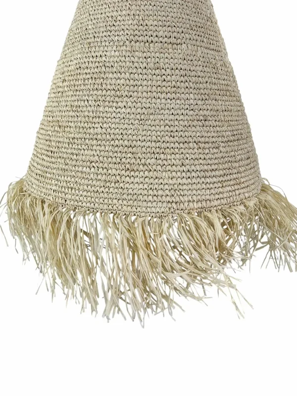 Lampă suspendată Boho – Lampă de tavan handmade din materiale naturale | Art. Nr. NMLSIL008-M00346  NMLSIL008-M00346