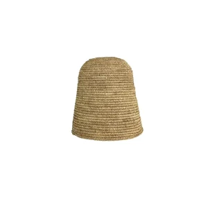 Lampă de tavan suspendată boho din materiale naturale, lucrată manual