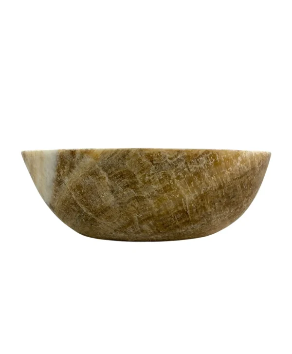 Chiuvetă din piatră de onix – realizată manual, design natural Nr.OS00328