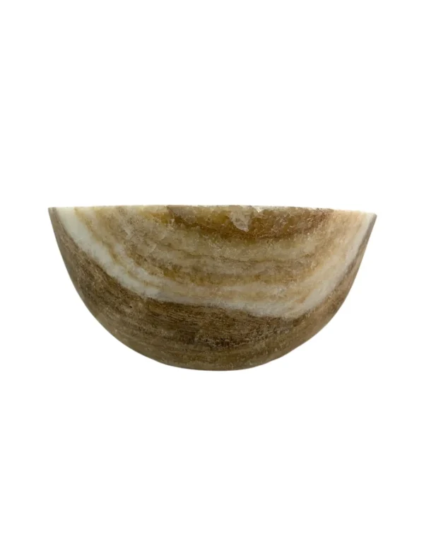 Chiuvetă din piatră de onix – realizată manual, design natural Nr.OS00328