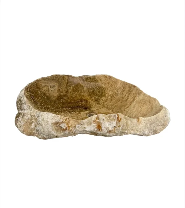 Chiuvetă din piatră de onix – realizată manual, design natural Nr. OS00383