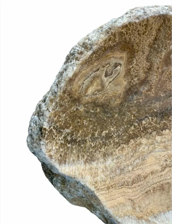 Chiuvetă din piatră de onix – realizată manual, design natural Nr. OS00383