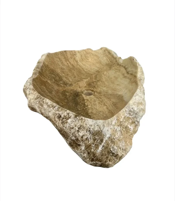 Chiuvetă din piatră de onix – realizată manual, design natural Nr. OS00383