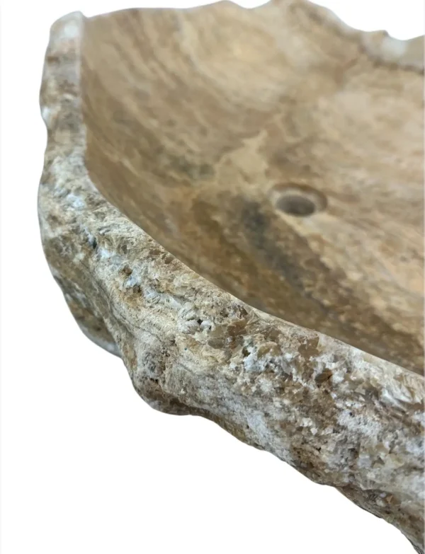 Chiuvetă din piatră de onix – realizată manual, design natural Nr. OS00383