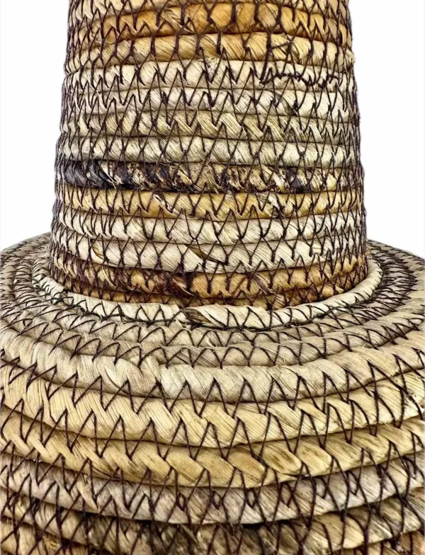 Lampă suspendată Boho – Lampă de tavan handmade din materiale naturale | Art. Nr. Nr. NNMLBAN108-00377