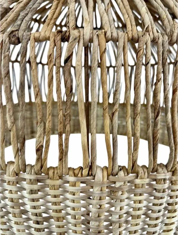 Lampă suspendată Boho – Lampă de tavan handmade din materiale naturale | Art. Nr. Nr. NMLBAN231-00376