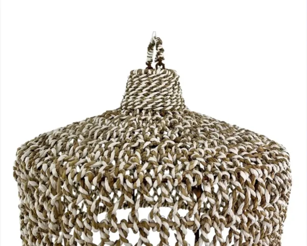 Lampă suspendată rustică – realizată manual din materiale naturale<br>Art. Nr. NMLRUSTIC-00402