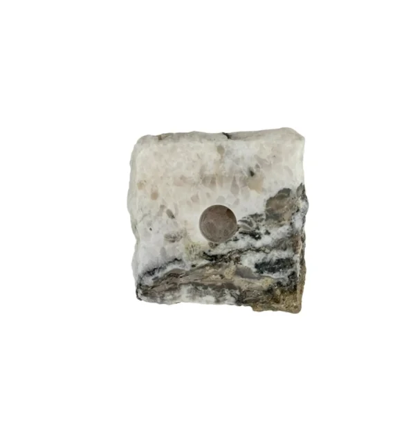 Suport pentru lumânare din onix – lucrat manual, paletă de culori unică<br>Art. Nr. OCH00411  OCH00411