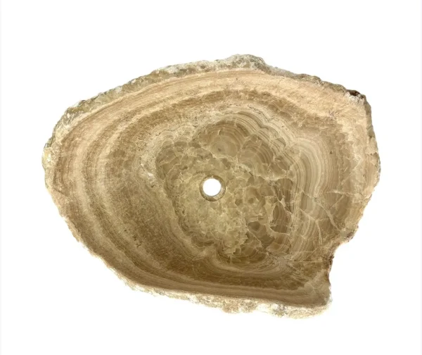 Chiuvetă din piatră de onix – realizată manual, design natural Nr. OS00388