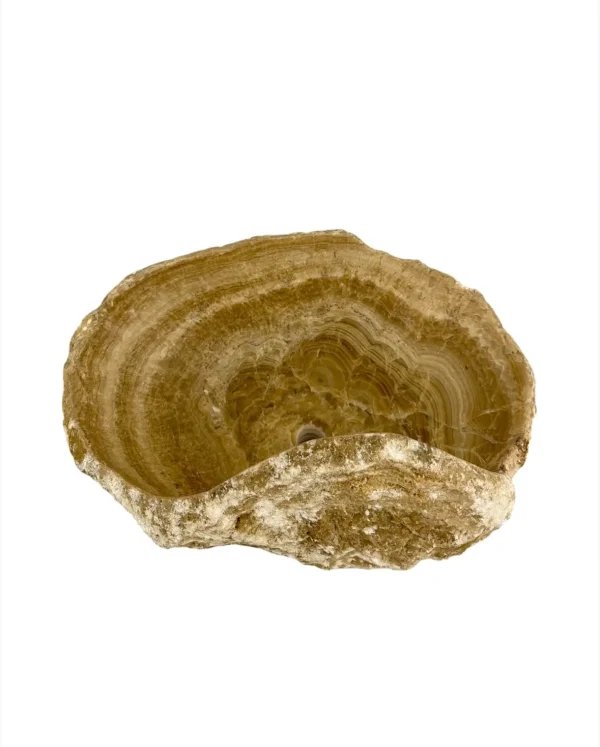 Chiuvetă din piatră de onix – realizată manual, design natural Nr. OS00388