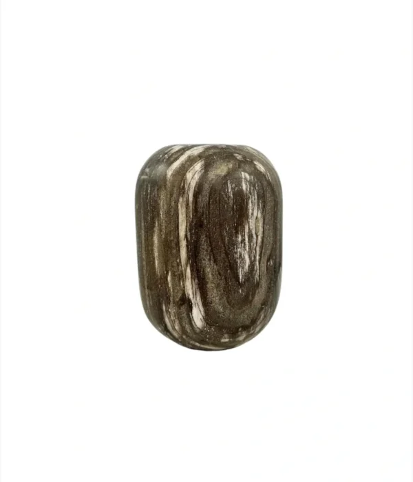 Vază din lemn pietrificat – decor natural lucrat manual Art. No. FV00470