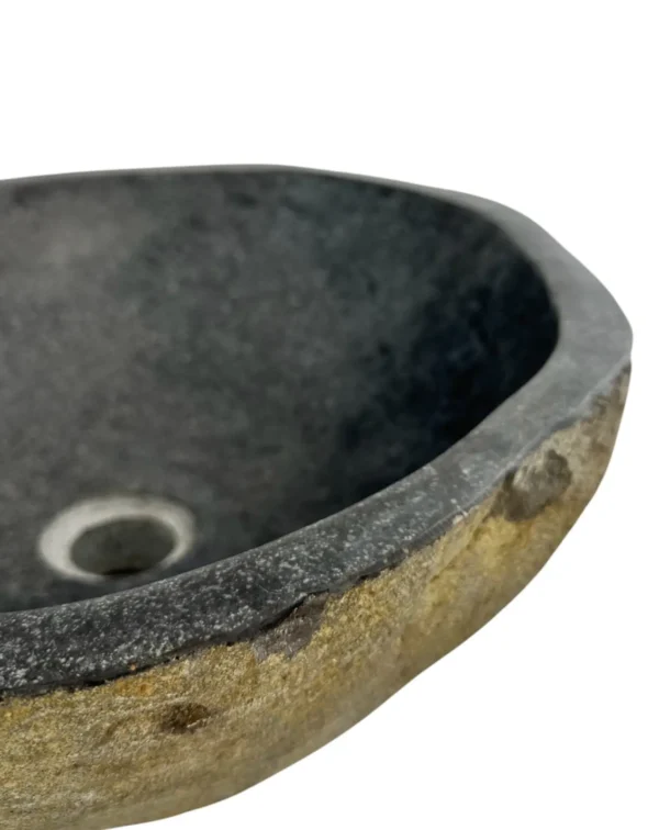 Chiuvetă din piatră de râu – lucrată manual, design natural Art. Nr. No.RS00560