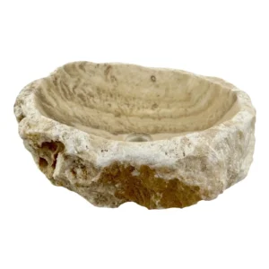 Cuvetă de baie din onix natural cu interior și exterior lustruit