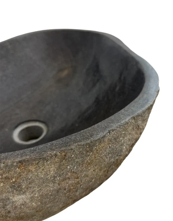 Chiuvetă din piatră de râu – lucrată manual, design natural Art. Nr. No.RS00591