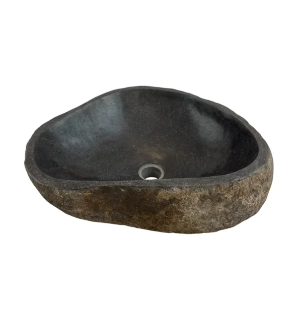 Chiuvetă din piatră de râu – lucrată manual, design natural Art. Nr. No.RS00591
