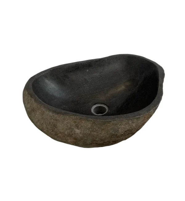 Chiuvetă din piatră de râu – lucrată manual, design natural Art. Nr. No.RS00591