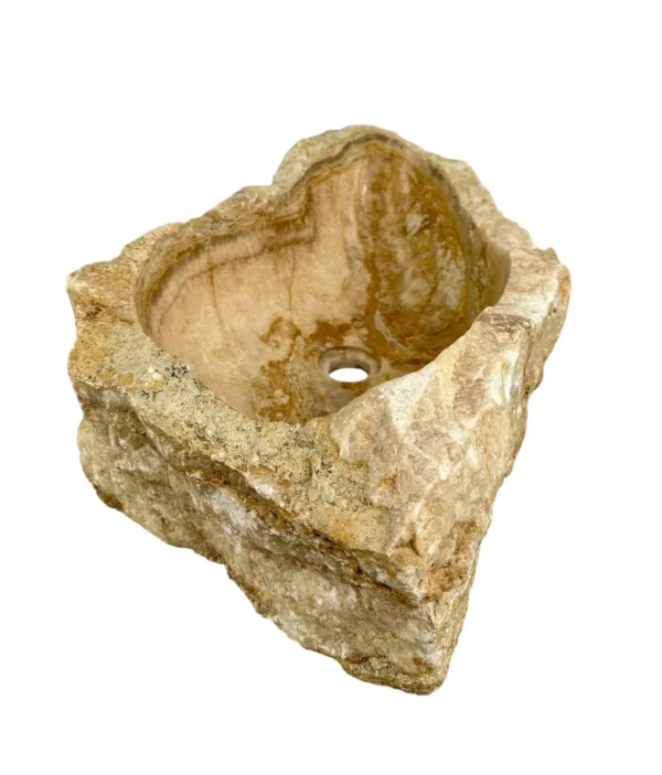 Chiuvetă din piatră de onix – realizată manual, design natural Nr. OS00625