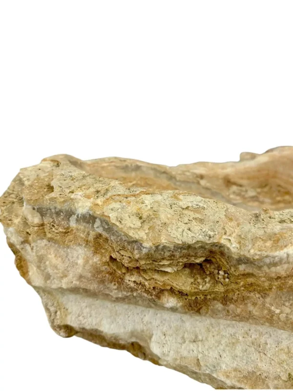 Chiuvetă din piatră de onix – realizată manual, design natural Nr. OS00625