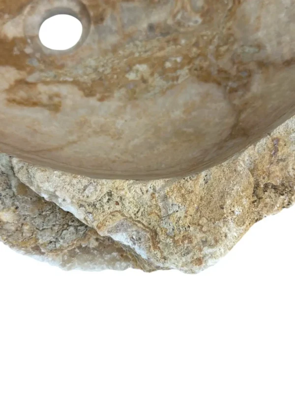 Chiuvetă din piatră de onix – realizată manual, design natural Nr. OS00625