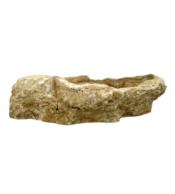 Chiuvetă din piatră de onix – realizată manual, design natural Nr. OS00625