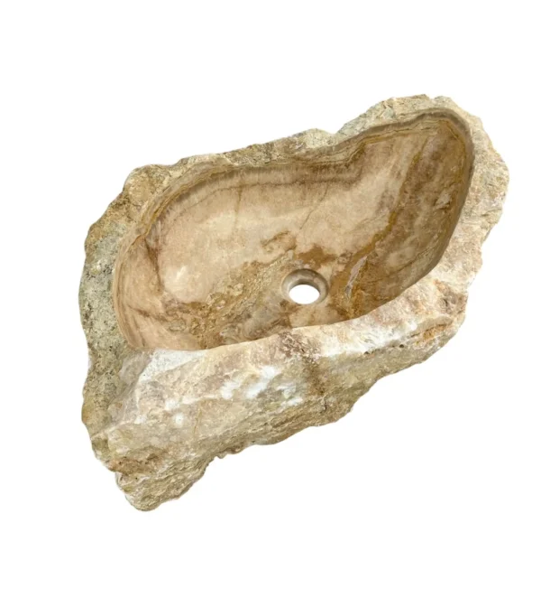 Chiuvetă din piatră de onix – realizată manual, design natural Nr. OS00625
