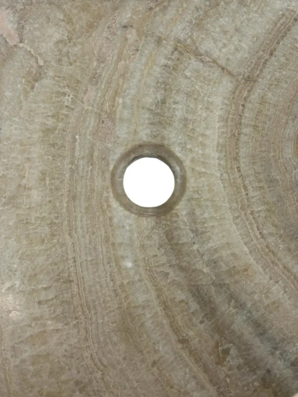 Chiuvetă din piatră de onix – realizată manual, design natural Nr. OS00628