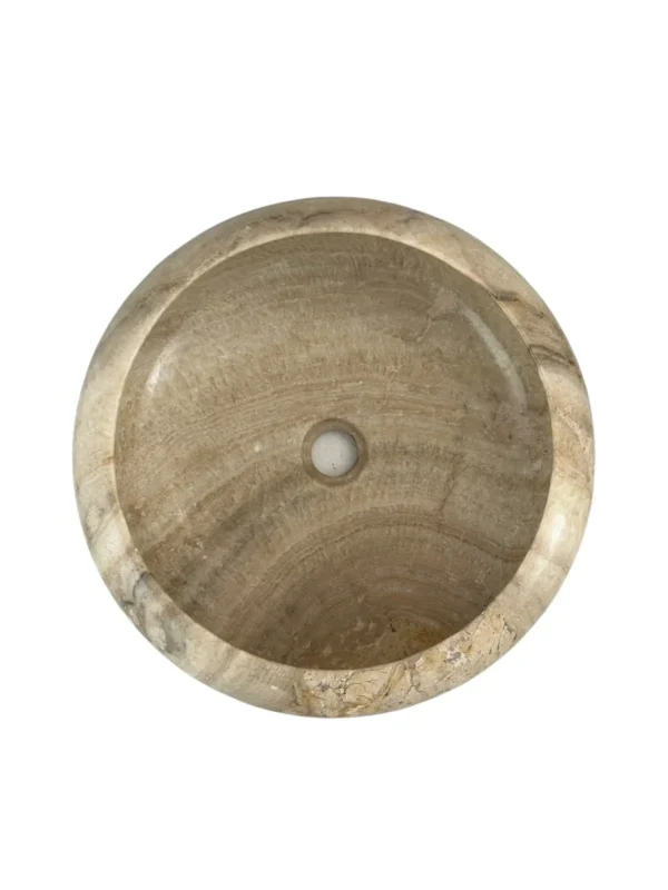 Chiuvetă din piatră de onix – realizată manual, design natural Nr. OS00628