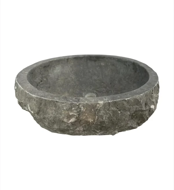 chiuvetă din marmură naturală cu exterior brut, texturat