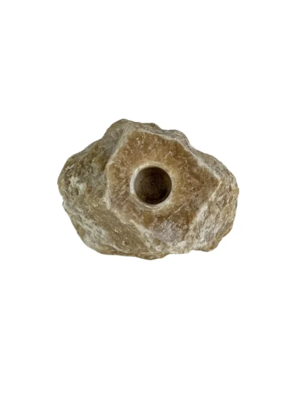 Suport pentru lumânare din onix – lucrat manual, paletă de culori unicăArt. Nr. OCH00631