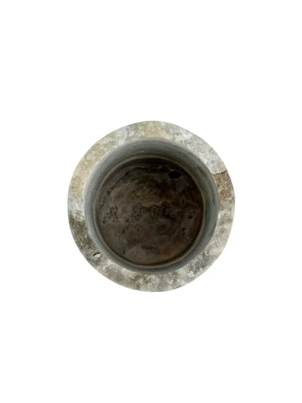 Suport pentru lumânare din onix – realizat manual, paletă cromatică unică Art. Nr. OCH00632