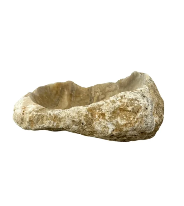 Chiuvetă din piatră de onix – realizată manual, design natural Nr. OS00678