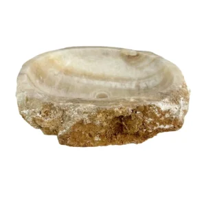 Cuvetă de baie din onix natural cu interior și exterior lustruit