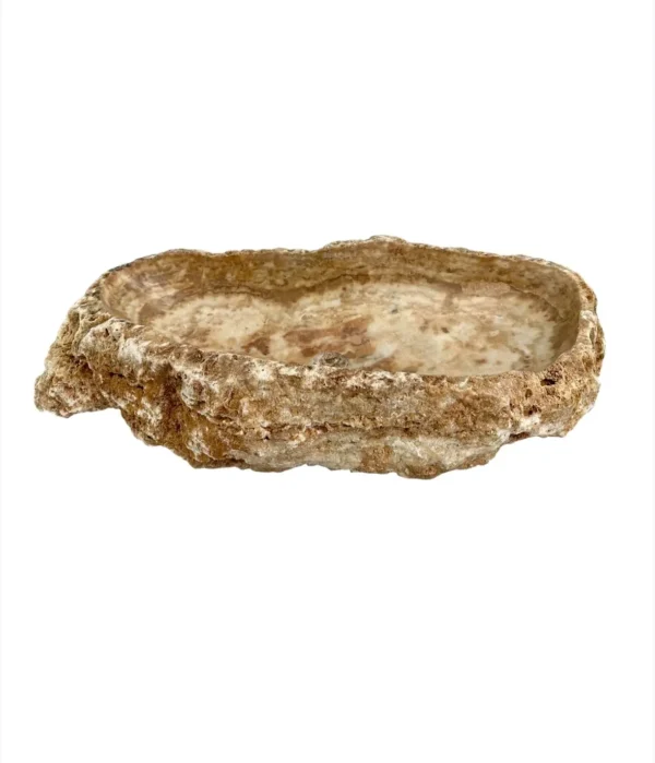 Cuvetă de baie din onix natural cu interior și exterior lustruit