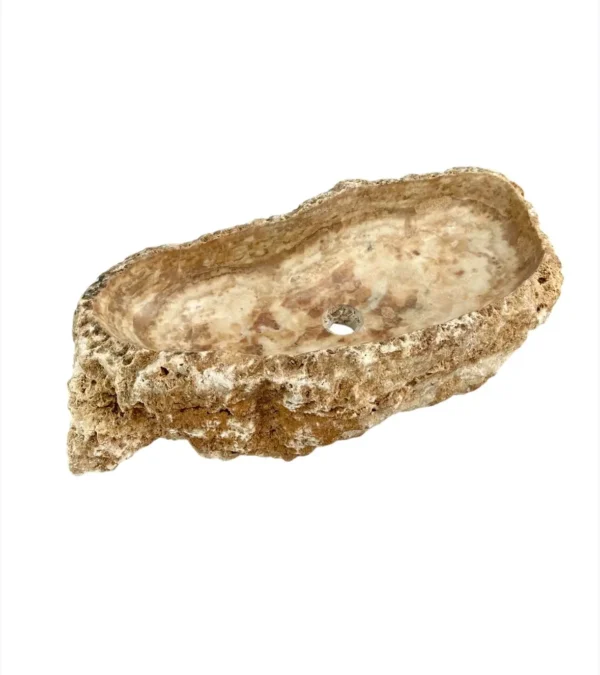 Chiuvetă lungă din onix – realizată manual, design natural | Art. Nr. OS00656