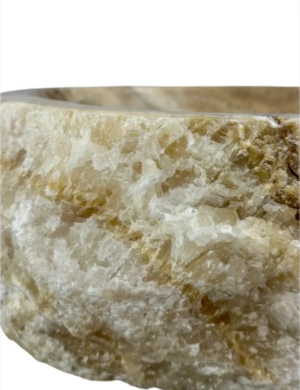 Chiuvetă din piatră de onix – realizată manual, design natural Nr. OS00657